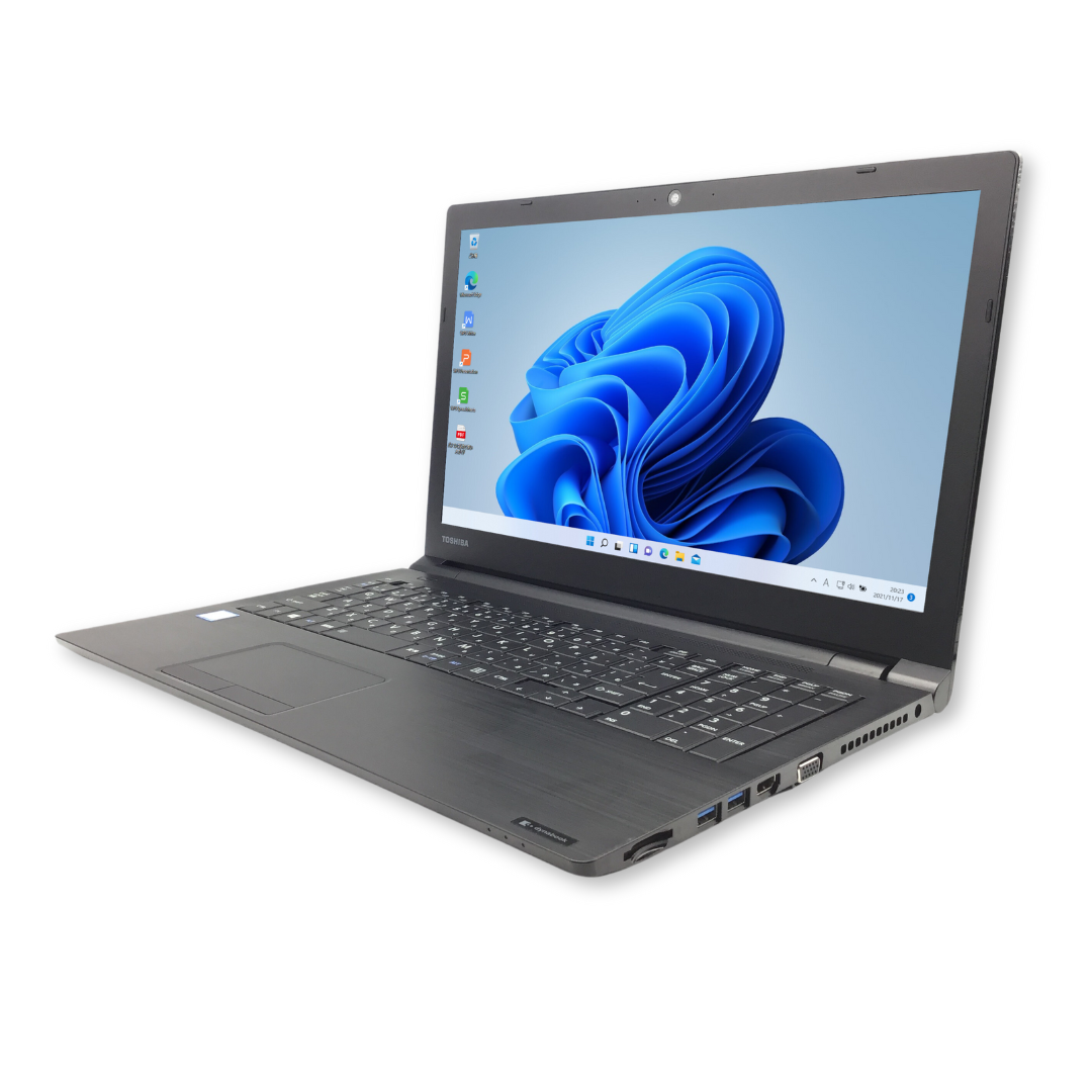 【dynabook(東芝製)ワイド】訳あり高性能ノートパソコン (第八世代 Core i5)