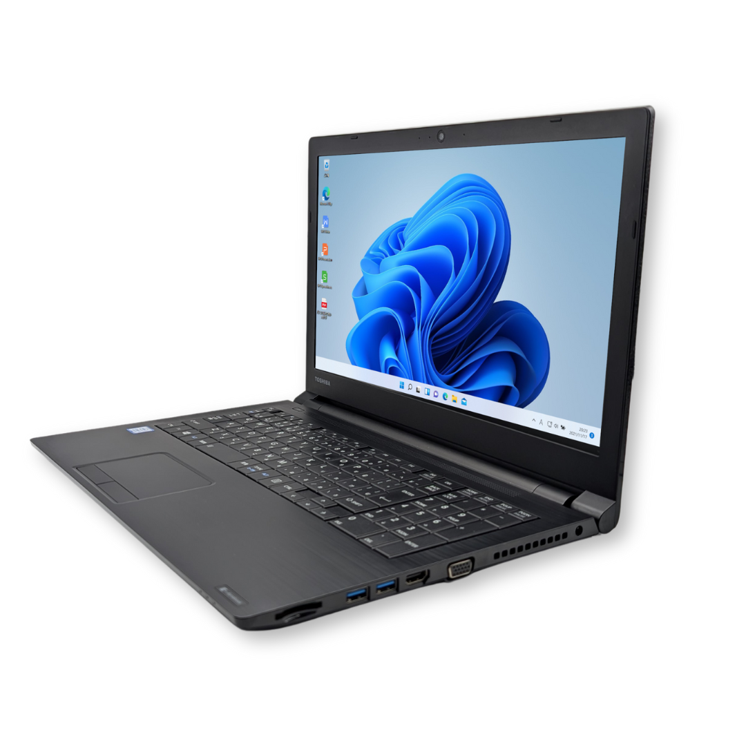 Office2021搭載 DynaBook B55/DP i3 SSD256GB 初心者向けPCテレワーク Office2021搭載 DynaBook B55/DP i3 SSD256GB 初心者向けPCテレワーク
