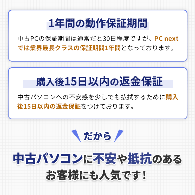 【ワイド】イチオシ高性能ノートパソコン (第八世代 Core i3)