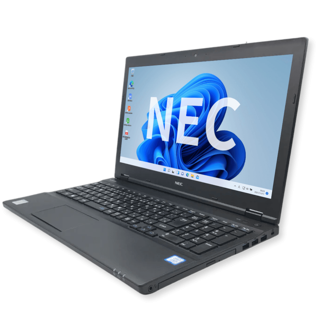 NEC製ワイド イチオシ高性能ノートパソコン 第八世代 Core i5 メモリ16GB