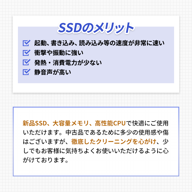 新品SSD Panasonic Let's Note（レッツノート）CF-SZ6